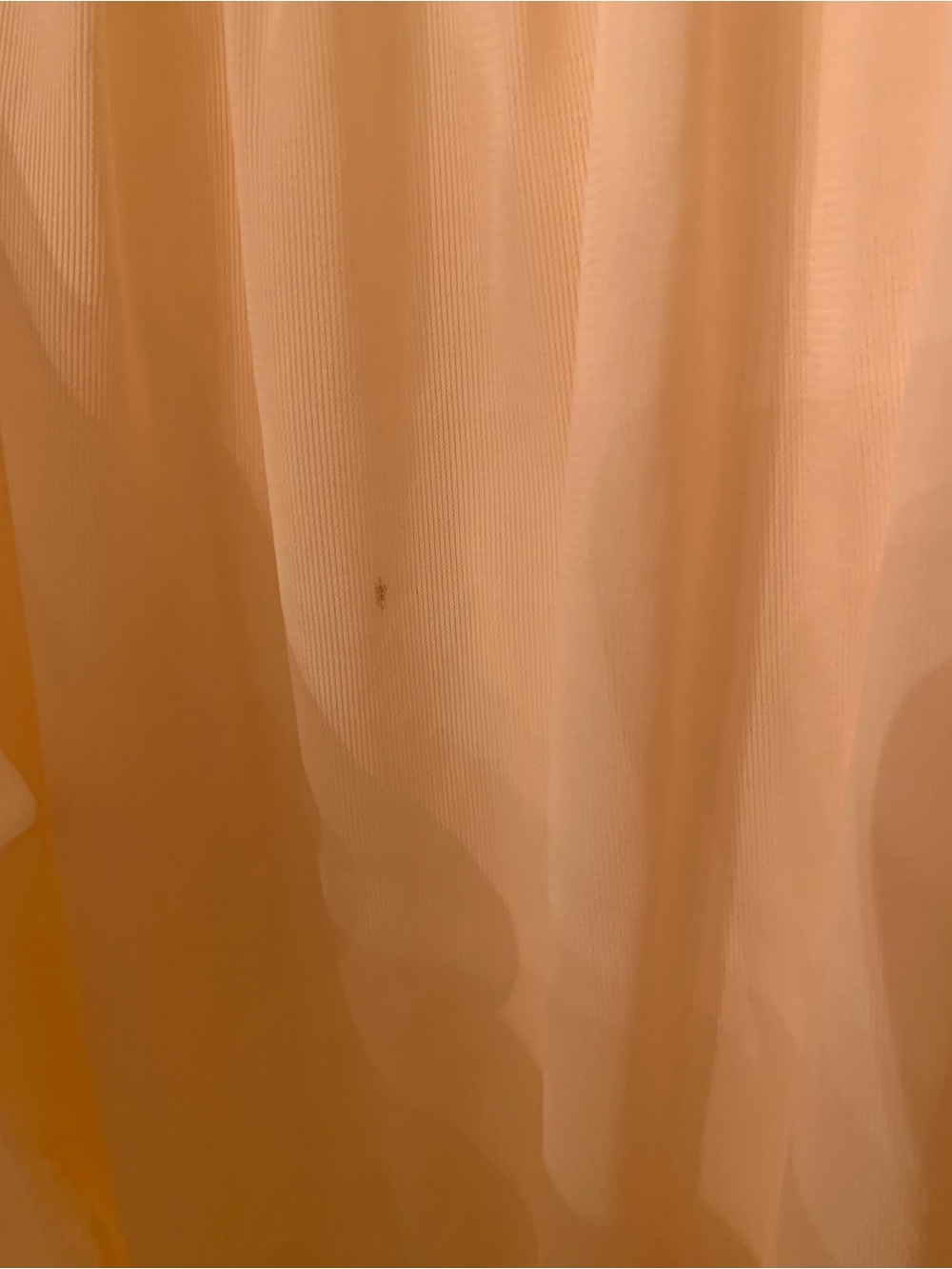 Vintage Peach Elegant Sheer Lace Nightgown Robe - Picture 6 of 6
